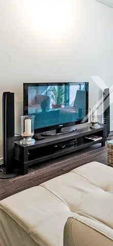 50 inch Flat Panel TV with Surround 4 Speakers Tower, subwoofer and Stand - Good Condition