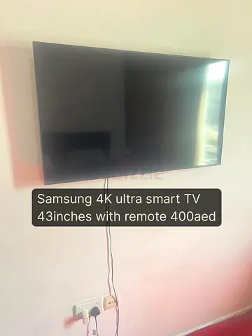 Samsung UHD 4K ultra smart TV 43inch with Remote control