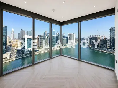 High Floor | Canal &amp; Burj Khalifa Views | Tenanted | Motivated Seller