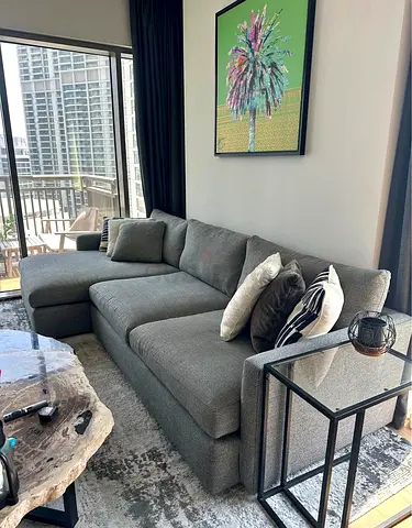 Selling crate& barrel s Lshape sofa