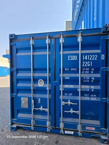 20FT DC brand new containers YOM 2025