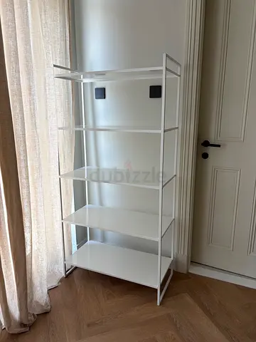 Shelving Unit, 80x38x160 cm, white