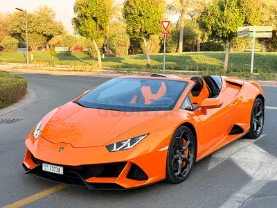Under warranty + service 2024 Lamborghini Huracan EVO Spyder GCC Specs
