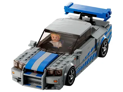LEGO Speed Champions 2 Fast 2 Furious Nissan Skyline GT-R (R34) 76917 (319 Pieces)