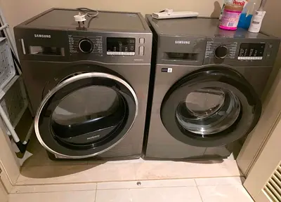 Samsung 8 kg washer and 8 kg dryer separate sets