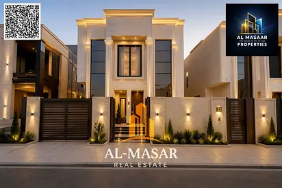 فيلا كلاسيك بمنطقه الياسمين عجمان تصميم مميز تملك حر لجميع الجنسات مع تسهيلات التمويل البنكي