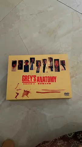 GREYS ANATOMY S3 DVD SET EXCLUSIVE 6 DISC