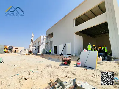 Exceptional industrial opportunity: Two modern warehouses with a mezzanine for rent in Al Jurf Ajman