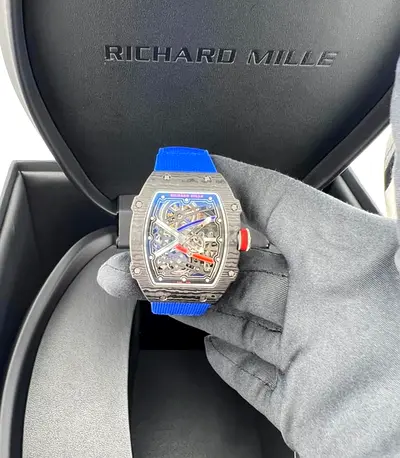 Richard Mille RM-67-02 Ultra Thin Sebastien Ogier Carbon 1:1 Super Clone With Box and Card