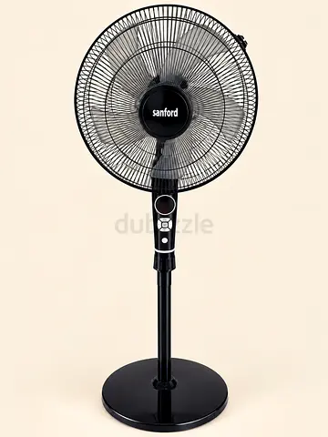 Sanford Standing Pedestal Fan - Black, Good Condition with remote control