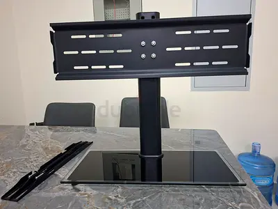 Universal freestanding TV stand with glass base (for 32-55" TVs)