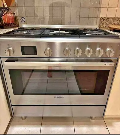 Bosch Series 6  Top Gas Oven Electric Cooker 5 Burner