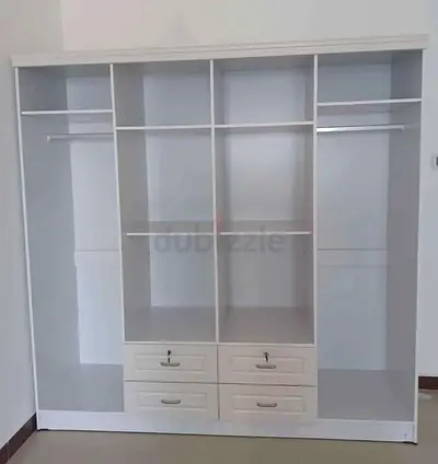 White colour 4door wardrobe brand new