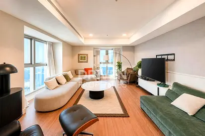 Upgraded | Furnished | Marina View with Maids Room
