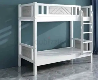 BRAND NEW SINGLE SOLID WOOD BANK BED WITH MATTRESS AVAILABLE