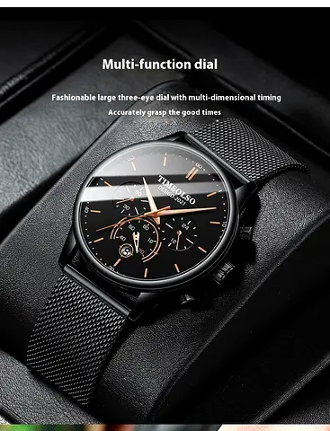 All-matching Simple And High-end Elegant Cool Ultra-thin Calendar Quartz Watch