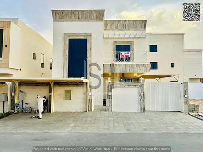 Villa for sale opposite a garden, including registration fees, electricity, water and air condition