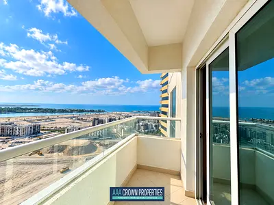 2BR Fully Sea Facing with Maid Room | Free Parking, Gym & Pool