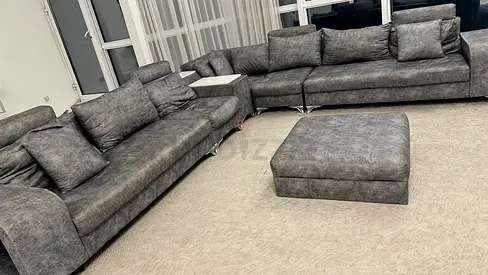 كنب ثمانيه افراد مع سجاده ٤ متر 8-seater sofa with 4m carpet