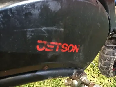 Used Jetson electric scooter condition good modify speed 55 and range 40 km
