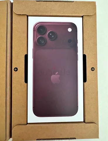 Brand new iPhone 18 Pro Max Burgundy, sealed box from Apple