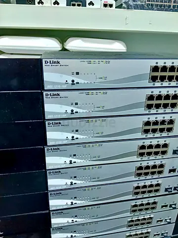 Lot of D-Link DGS-1210 Series Gigabit Switches 8 port - Used Network Switches (8port)