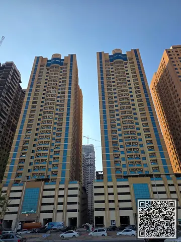 BEAUTIFUL ONE BEDROOM HALL WITH STUDY ROOM WITH PARKING IN PARADIES LAKLE TOWER AJMAN