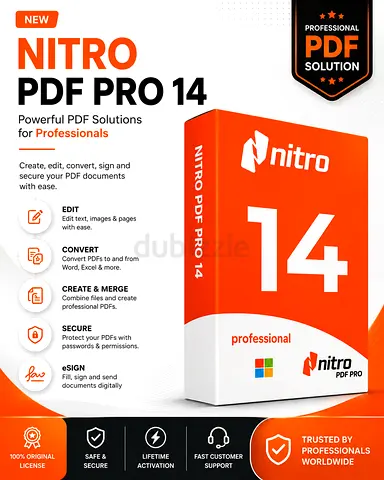 Nitro PDF Pro 14 Professional - Lifetime License