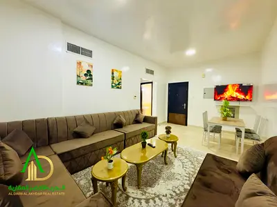 Furnished 1 Bedroom Apartment for Monthly Rent in Al Rawda 3 Ajman, New Furniture, 2 Bathrooms, Balcony, Central AC, Bills, Internet & Maintenance Inc