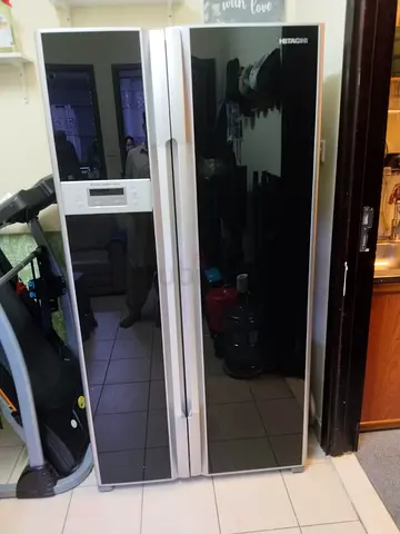 Hitachi side by side refrigerator latest model excellent condition