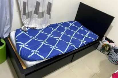 IKEA single size bed with mattress