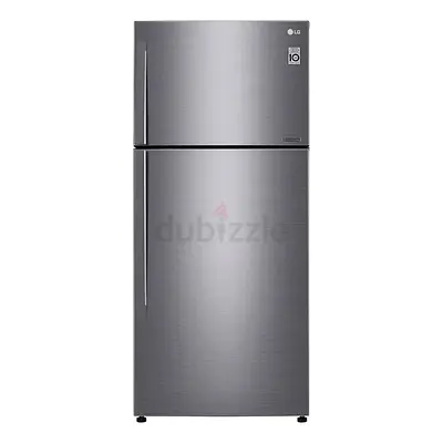 LG Top Freezer Refrigerator - Silver, 2-Door