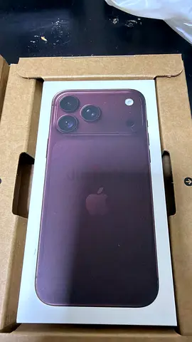 Iphone 18 pro max burgundy 256gb TDRA