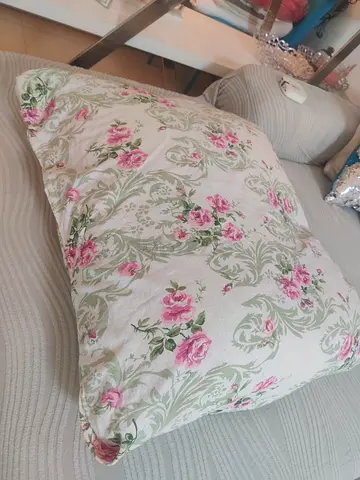 Handmade Feather Pillow. Large 60 x 60 cm