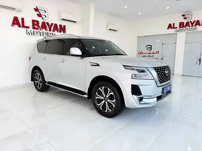 نيسان باترول تيتانيوم LE فضي / زعفراني 2023 (المسعود)
