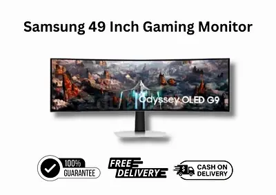 Samsung 49 Inch Odyssey OLED G9 240Hz Gaming Monitor LS49CG934SUXEN - Free Delivery