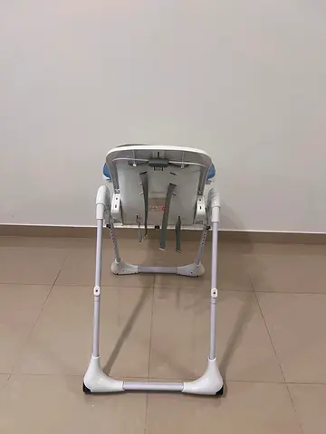 Adjustable Baby High Chair with Safety Straps