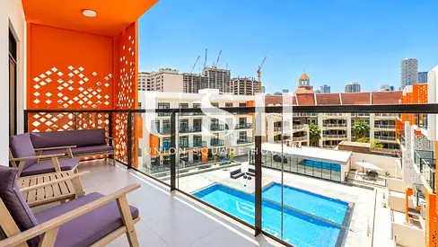 Fully furnished | Pool view | High ROI | Open Kitchen