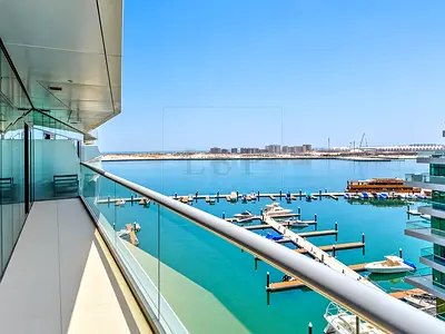 High Floor 1BR | Sea & Marina View | Large Balcony