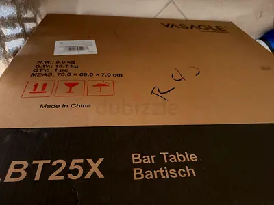 Brand new VASAGLE Bar Table (still in box) - BT25X