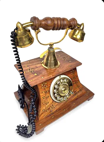 Beautiful brand new antique style working box telephone for sale