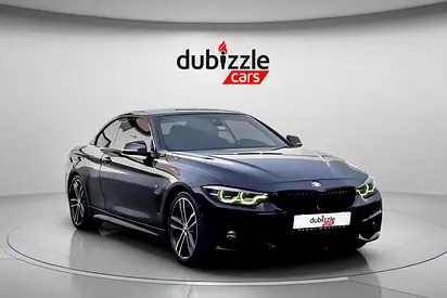 AED 1557/month | 2018 BMW 4-Series 440i Convertible | GCC Specs | Ref#522270