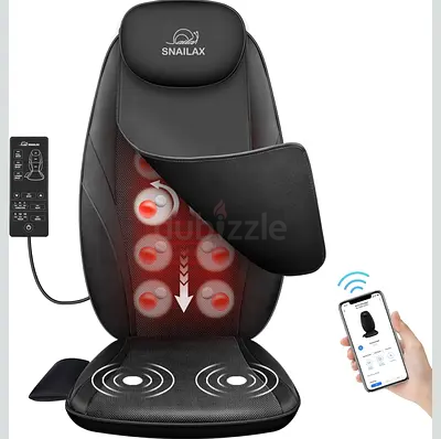 RRP 669AED Snailax Shiatsu Body Massager Heat- Excellent Condition
