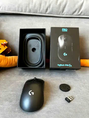 Logitech G PRO Wireless Gaming Mouse - Excellent Condition, Includes Dongle & Box
