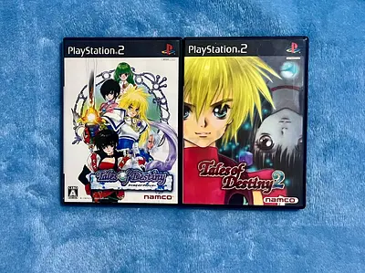 Tales of Destiny 1 & 2 ps2 game bundle