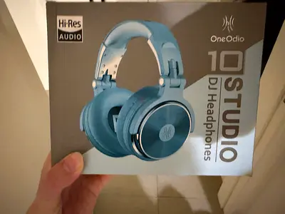 OneOdio Studio 10 DJ Headphones - Brand New Boxed (Blue)