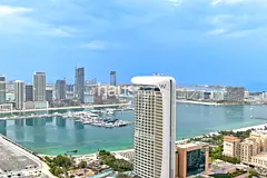 Upgraded Study | Sea and Palm View | Large Layout