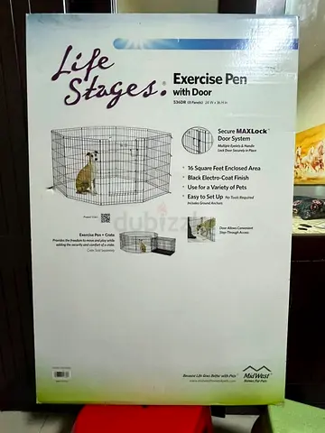Life Stages Exercise Pen with Door for Pets