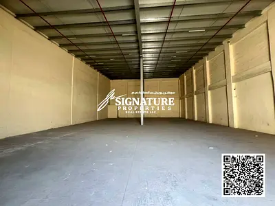 4,650 SQFT WAREHOUSE FOR RENT | 14M HEIGHT | 25KW | BIG PARKING | AL JURF 3