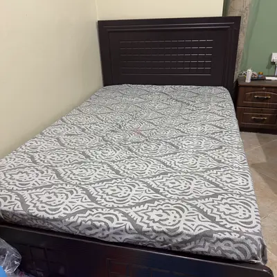 Cot with bed